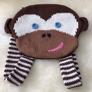 NWOT Toddler Blabla knit monkey backpack